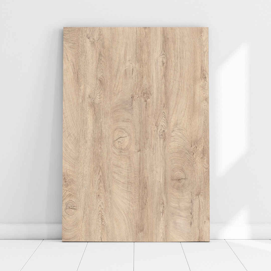 ELEGANCE ENDGRAIN OAK TFL PARTICLE BOARD 3/4" x 61" x 97"